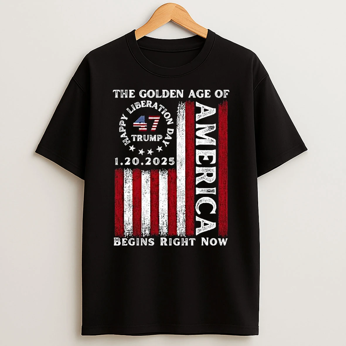 Trump The Golden Age Of America Begins Right Now 2025 Shirts