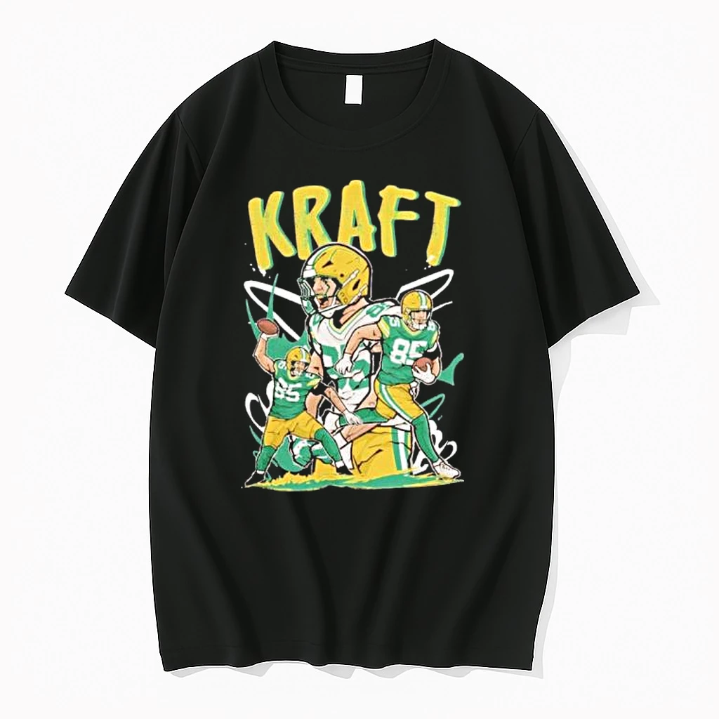 Tucker Kraft Cartoon Style New York Football Shirts