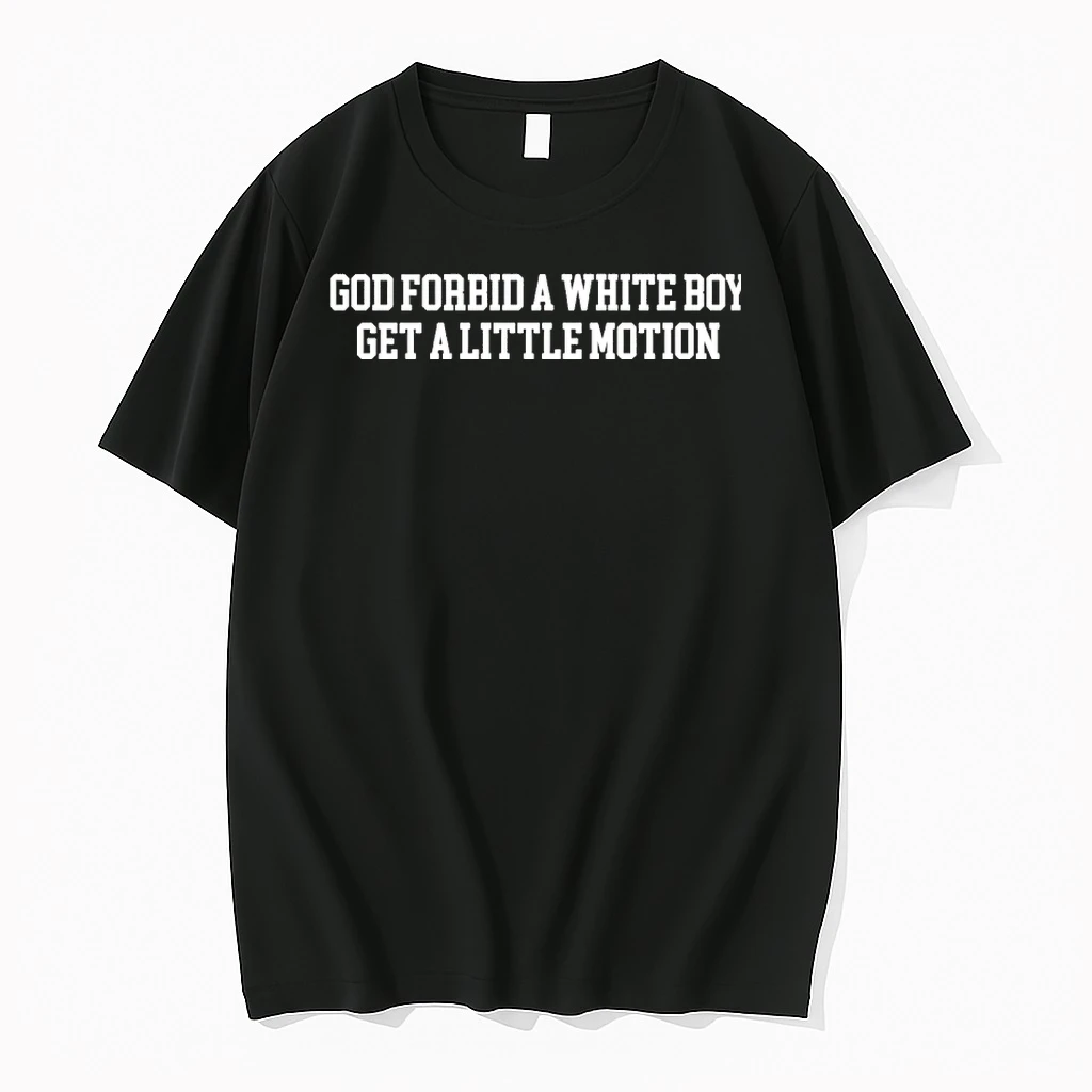 Tucker Kraft Wearing God Forbid A White Boy Set A Little Motion Shirts