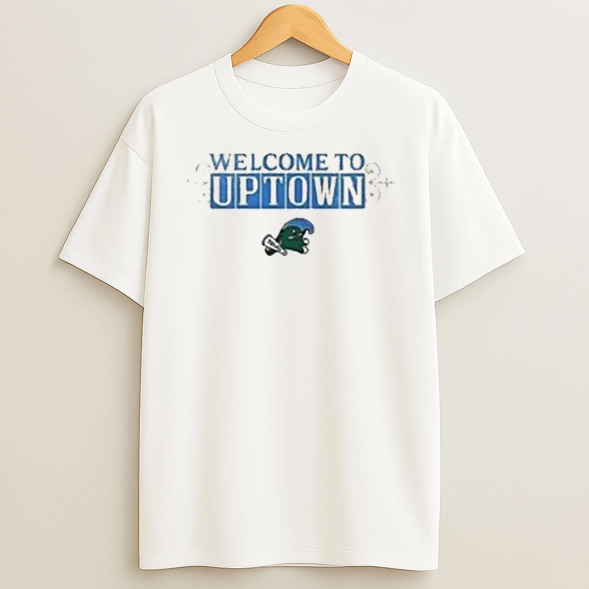 Tulane Green Wave Welcome To Uptown Logo Shirts