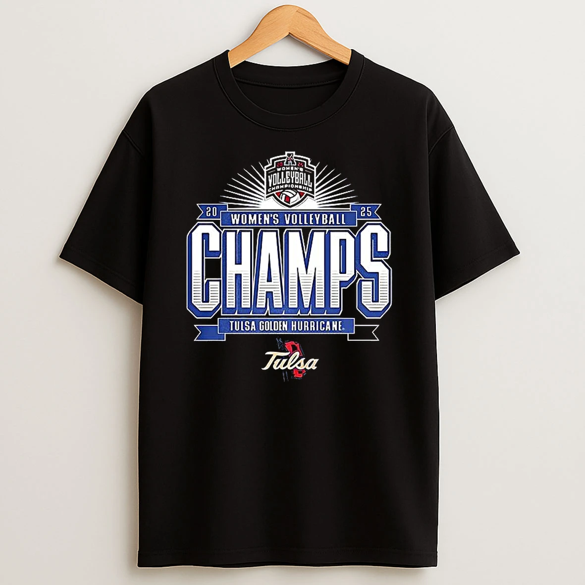 Tulsa Golden Hurricane Womens Volleyball Champs 2025 Shirts