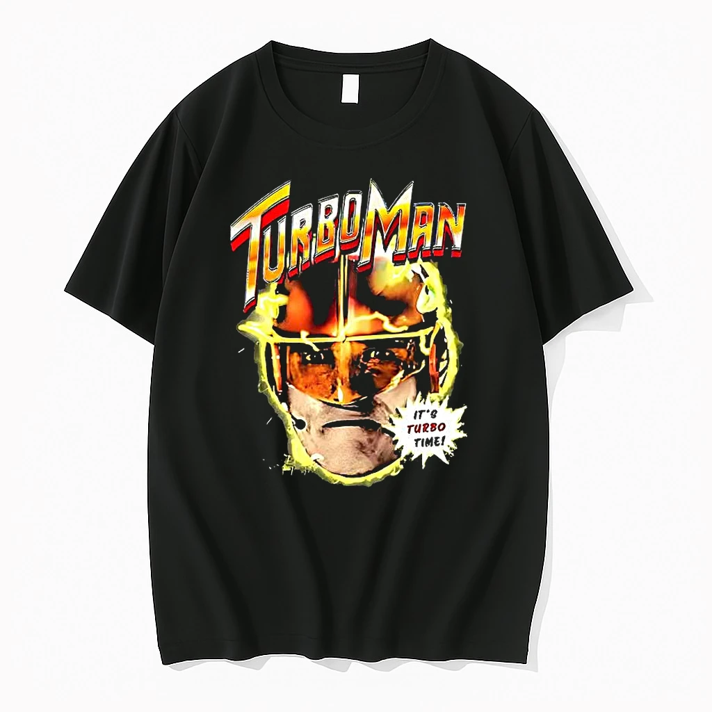 Turbo Man Its Turbo Time Big Face Christmas Shirts