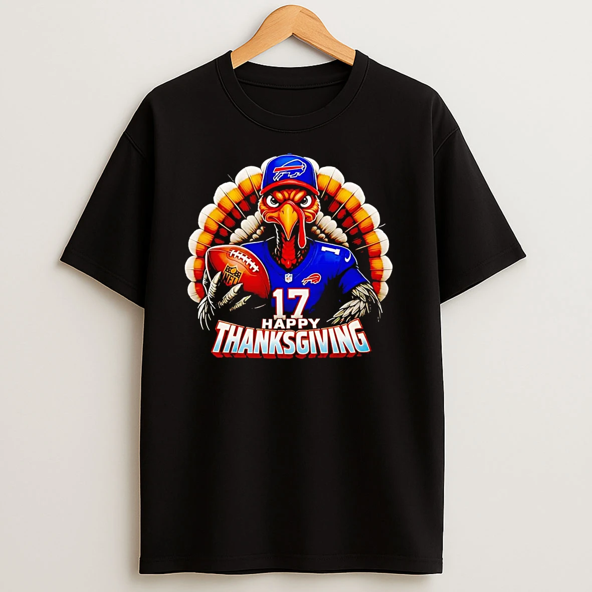 Turkey Buffalo Bills Happy Thanksgiving T Shirts