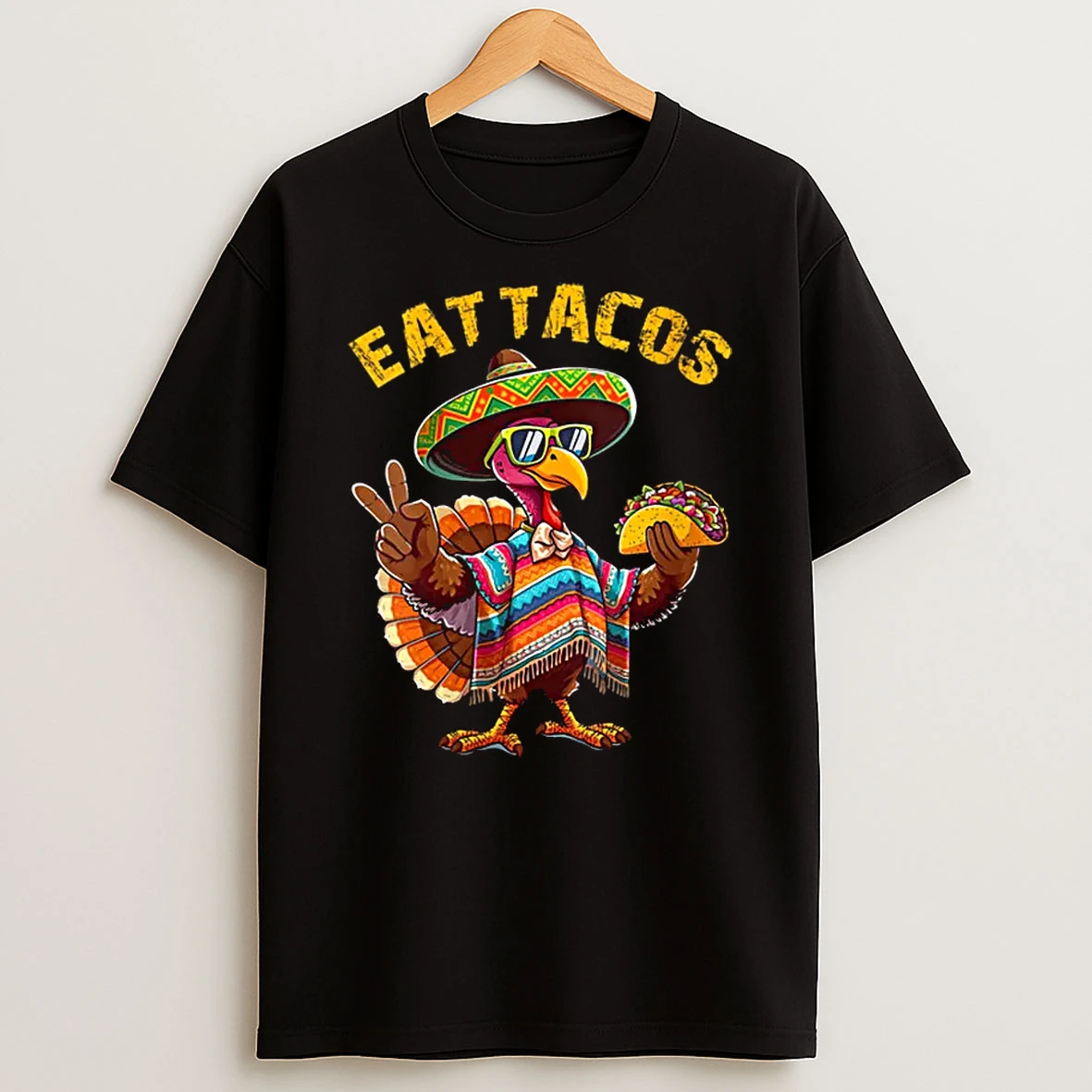 Turkey Eat Tacos Mexican Turkey Thanksgiving Day Shirts