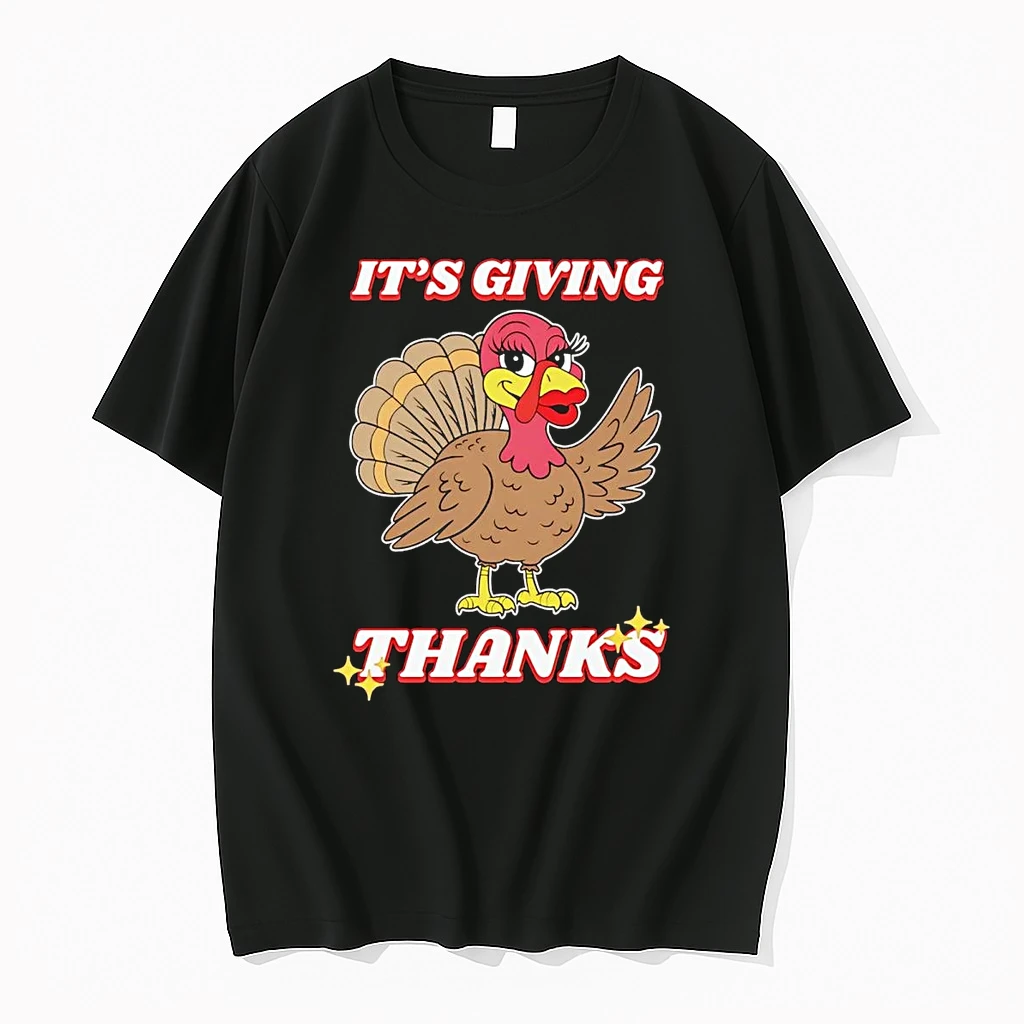 Turkey Its Giving Thanks Thanksgiving Shirts