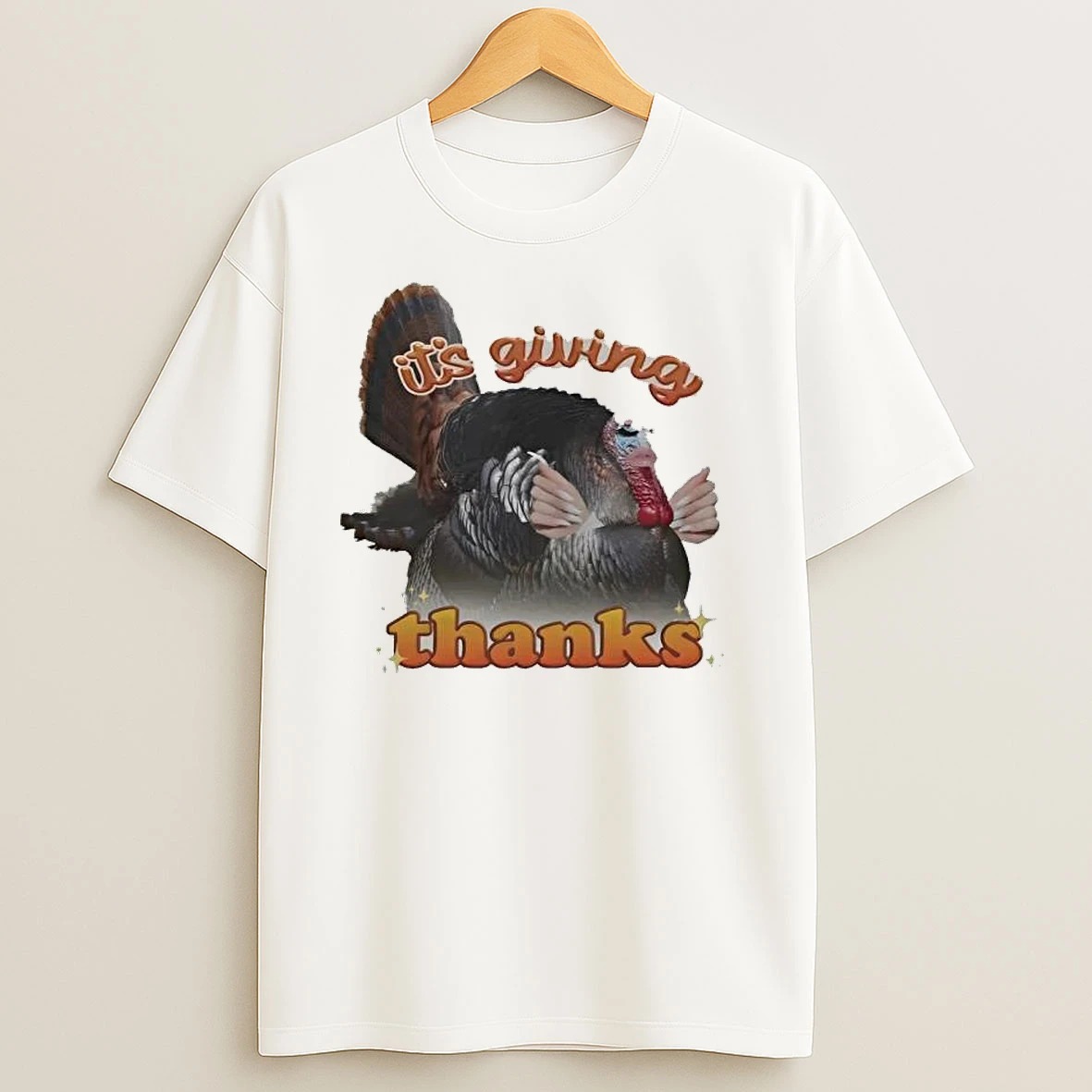 Turkey Thanksgiving Its Giving Thanks Graphic T Shirts