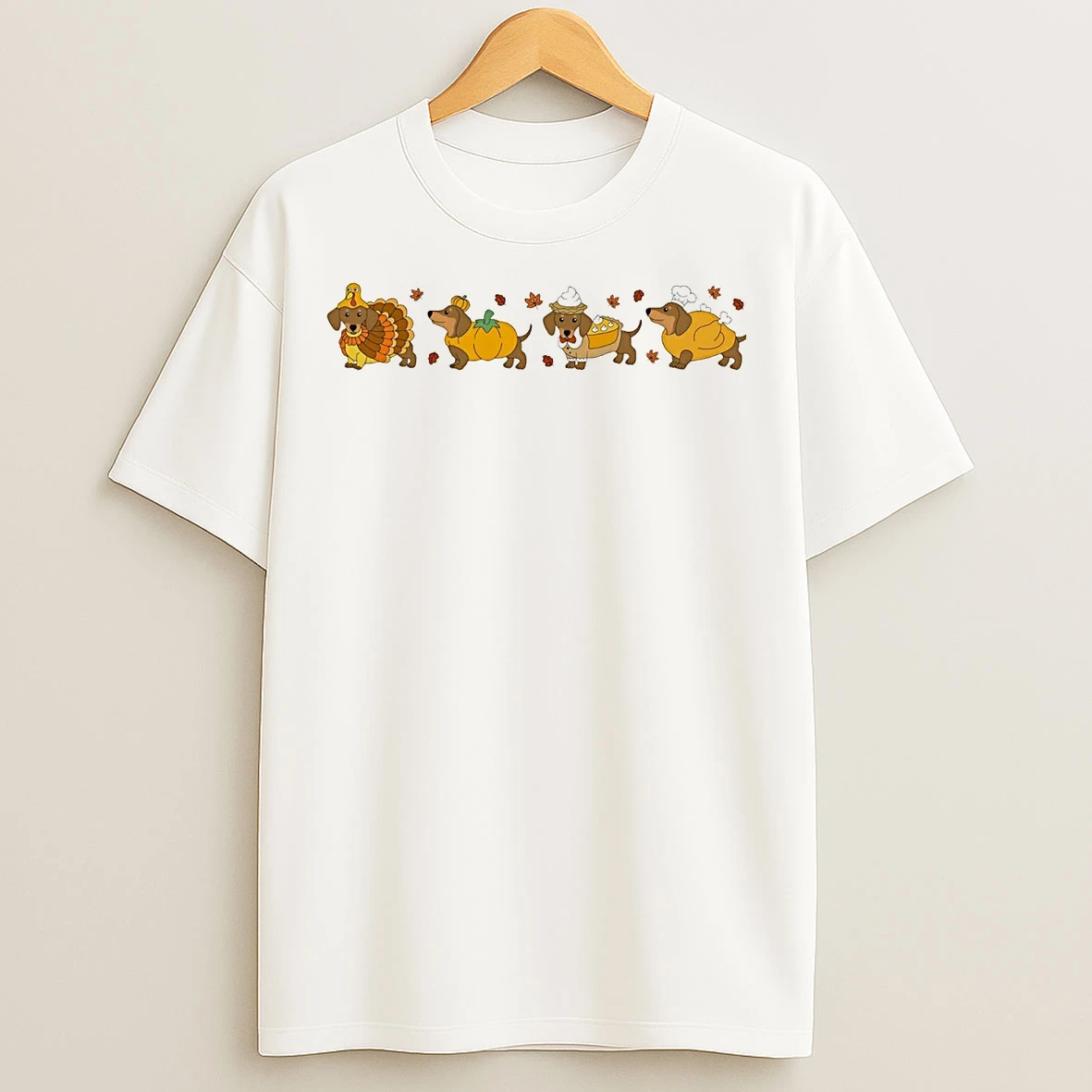Turkey Dog Thanksgiving T Shirts