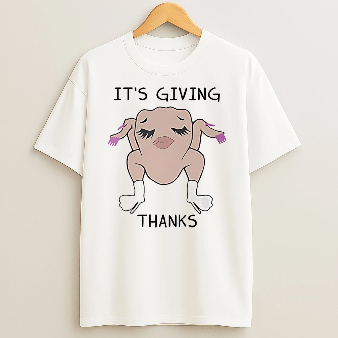 Turkey Its Giving Thanks Turkey Slay Thanksgiving Meme Sweat Shirts