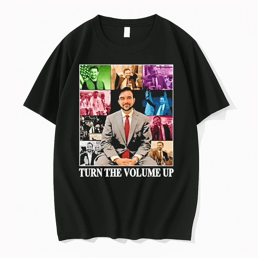 Turn The Volume Up Zohran Mamdani 2026 Eras Tour Shirts