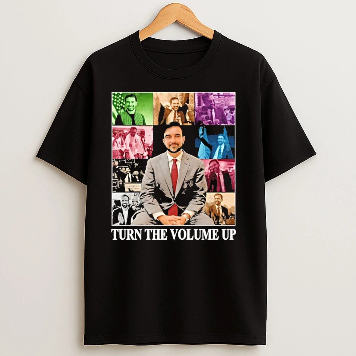 Turn The Volume Up Zohran Mamdani 2026 Eras Tour T Shirts