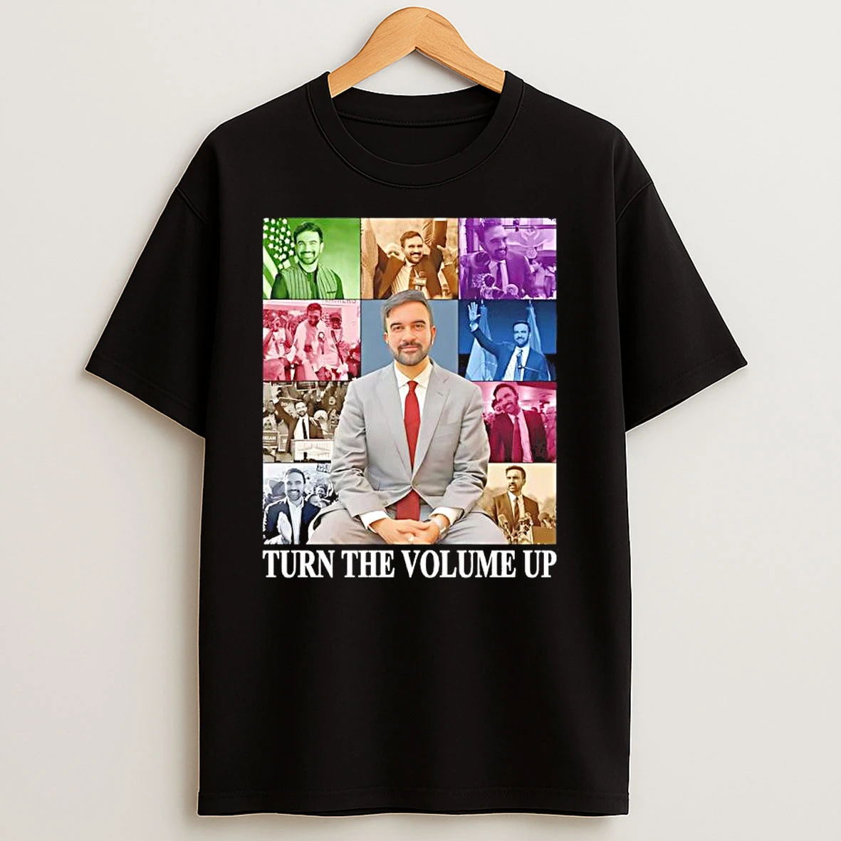 Turn The Volume Up Zohran Mamdani The Era Tour T Shirts