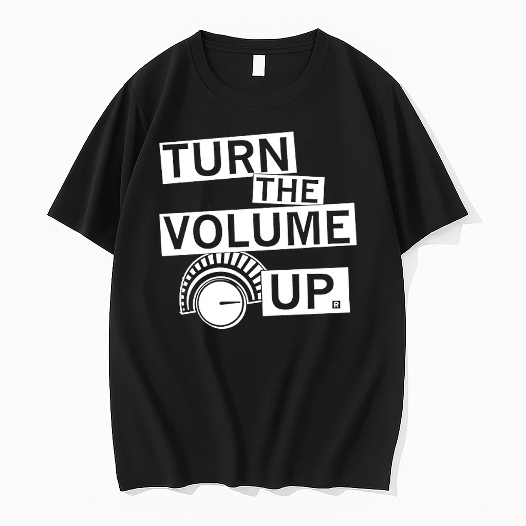 Turn The Volume Up Volume Knob Graphic Shirts