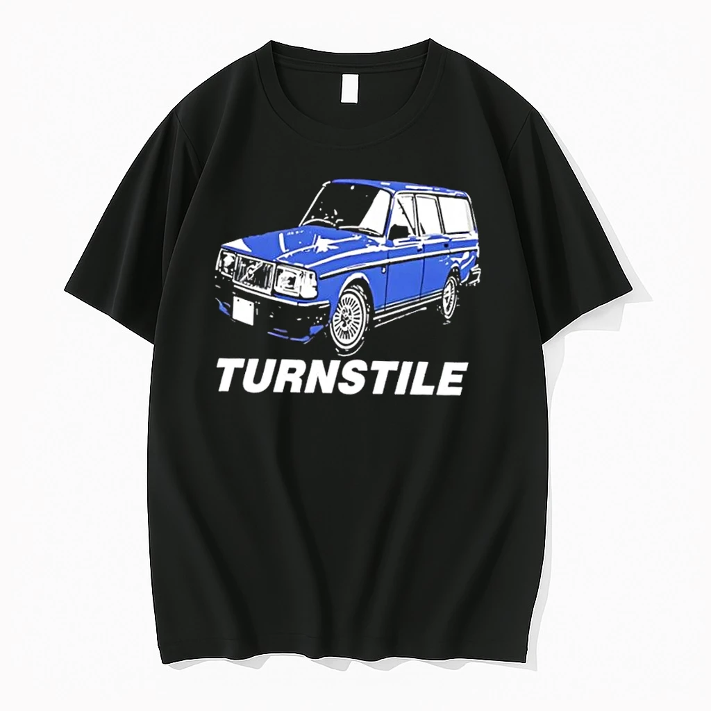Turnstile Volvo Car Black Shirts