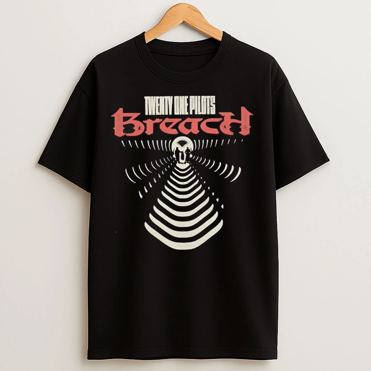 Twenty One Pilots Breach Radiating Lines T Shirts
