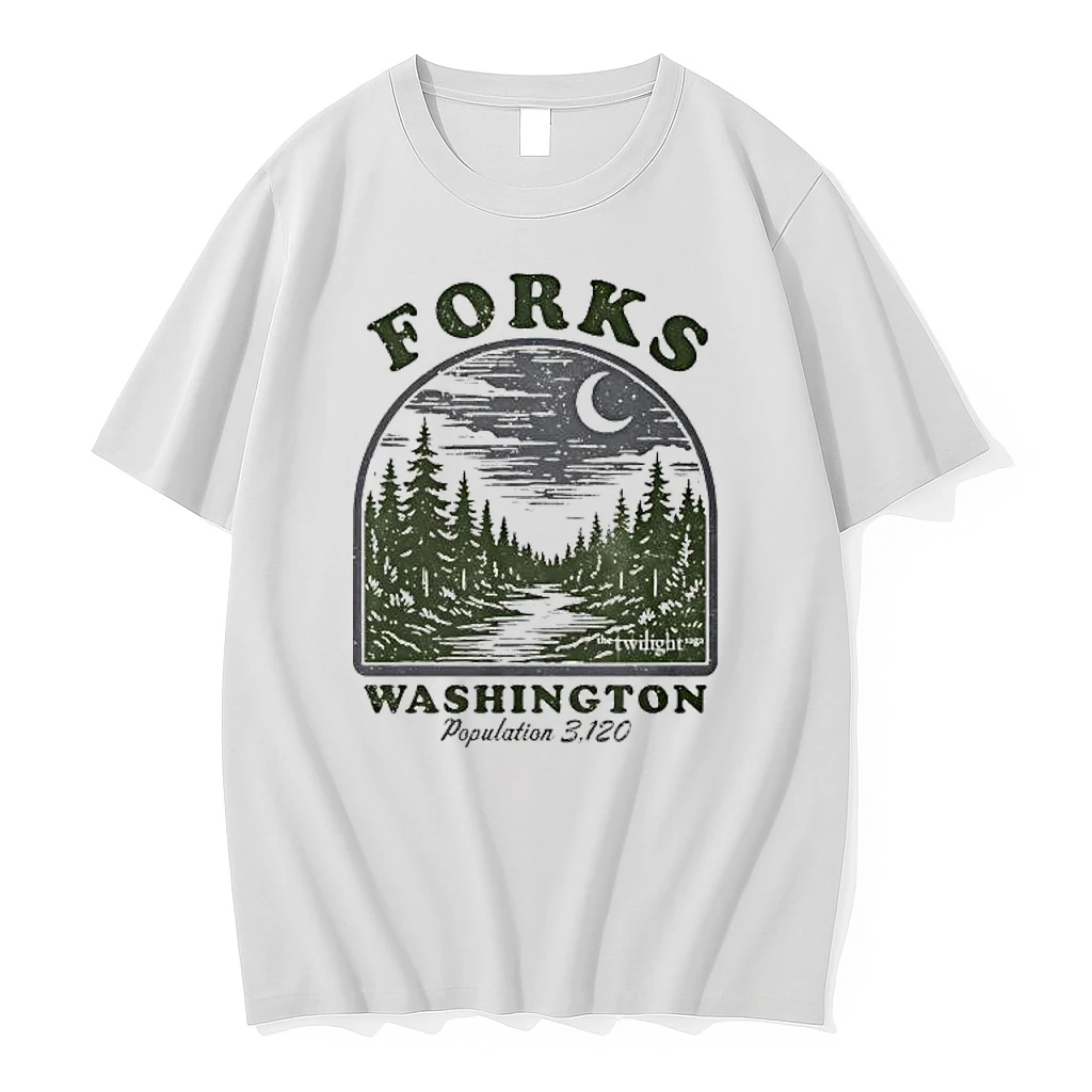Twilight Forks Washington Vintage Shirts