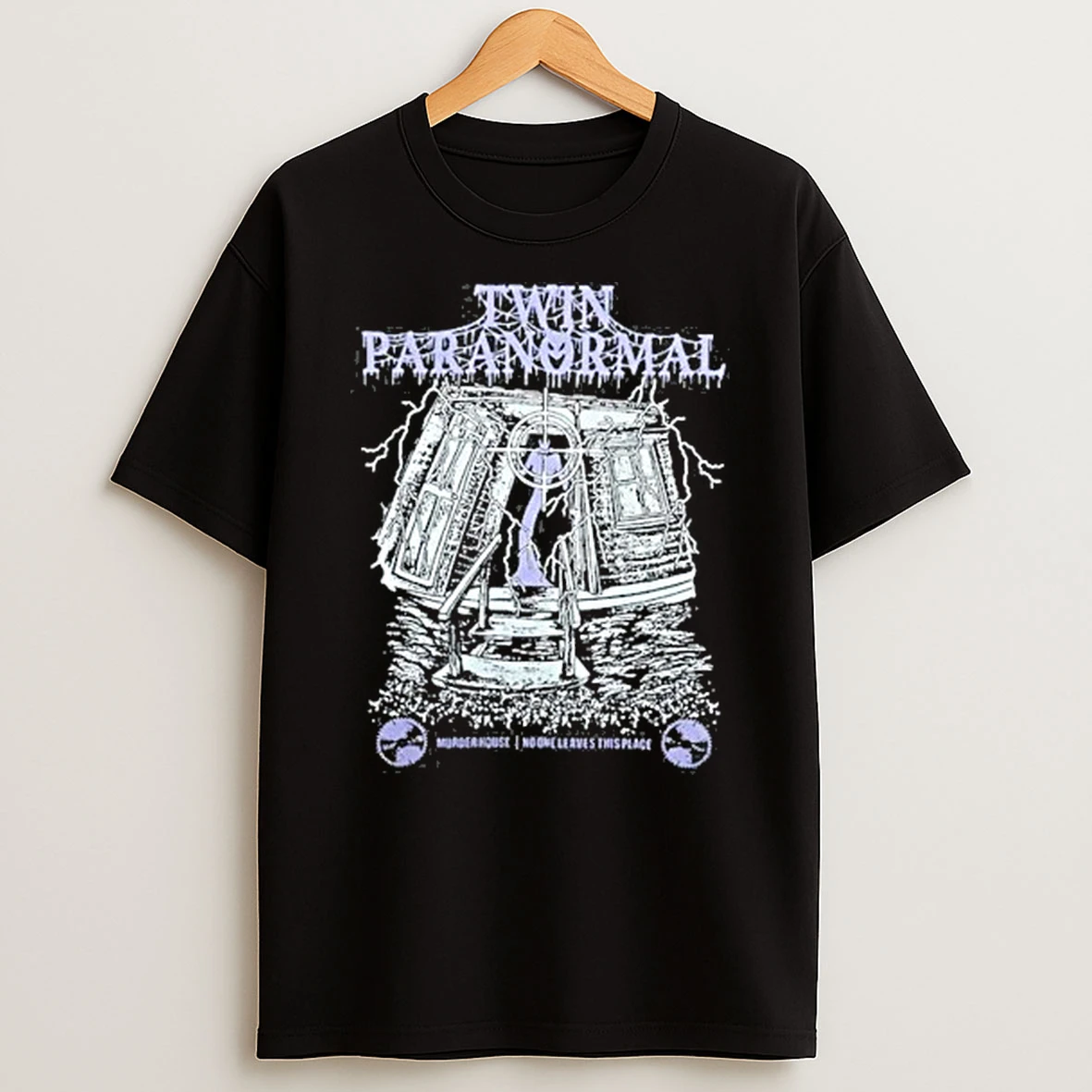 Twin Paranormal Murderhouse No One Leaves This Place 2025 Shirts