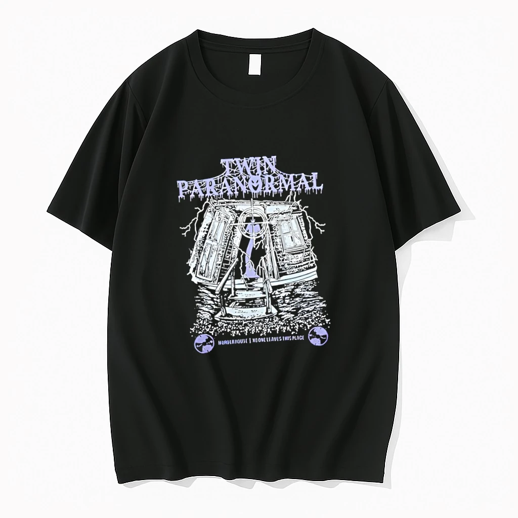 Twin Paranormal Murderhouse No One Leaves This Place Shirts