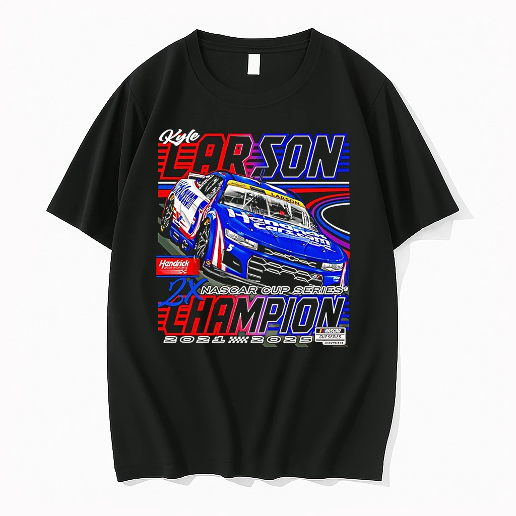Two Time Nascar Cup Series Champion Car 2021 2025 Kyle Larson Shirts