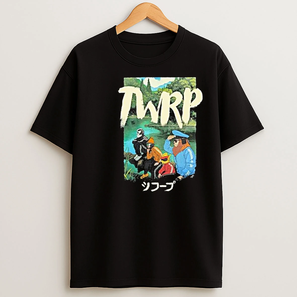 Twrp The Longest Weekend Circle Black T Shirts