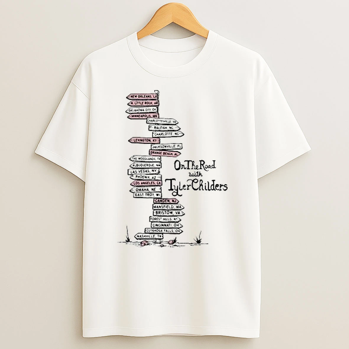 Tyler Childers On The Road Tour 2025 Shirts