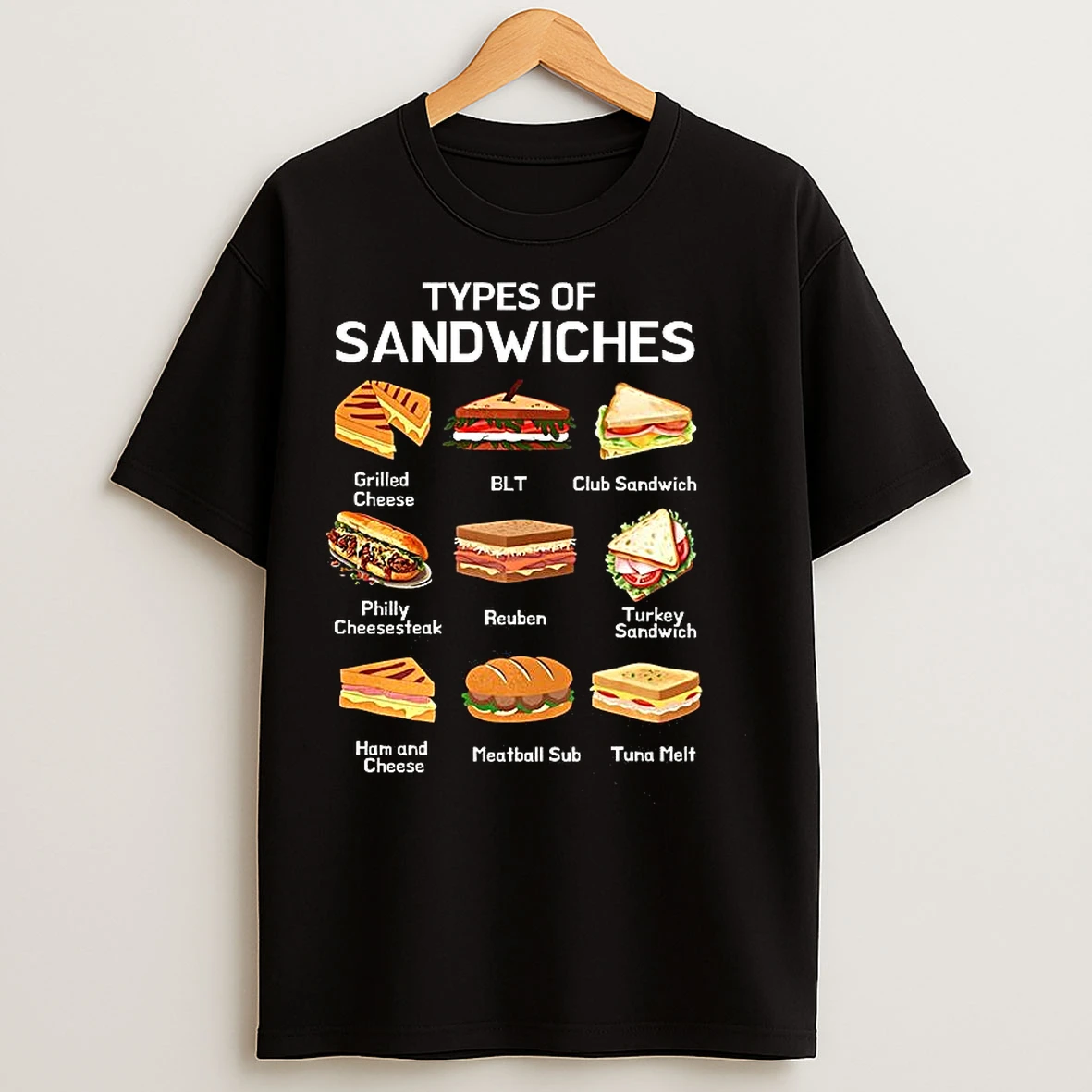 Types Of Sandwich T Shirts