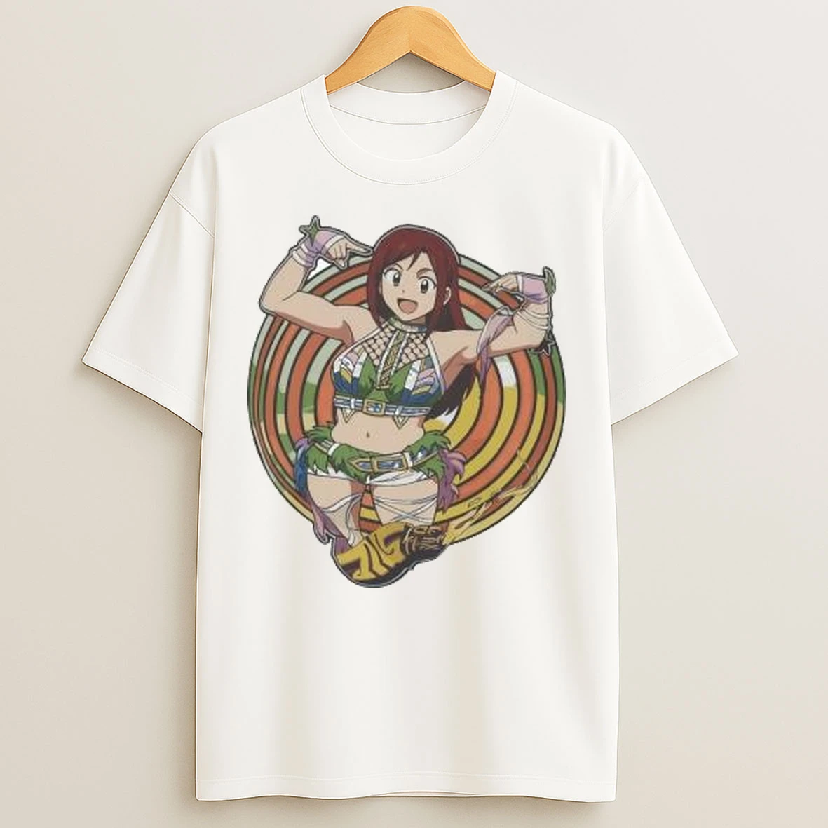 Tyrese Haliburton Iyo Anime Circle White T Shirts