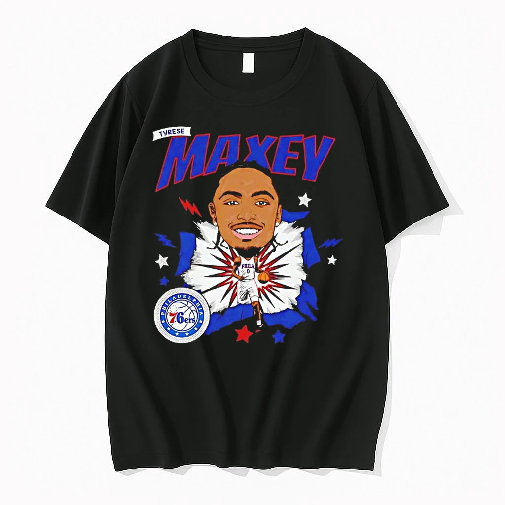 Tyrese Maxey Philadelphia 76ers Caricature Shirts