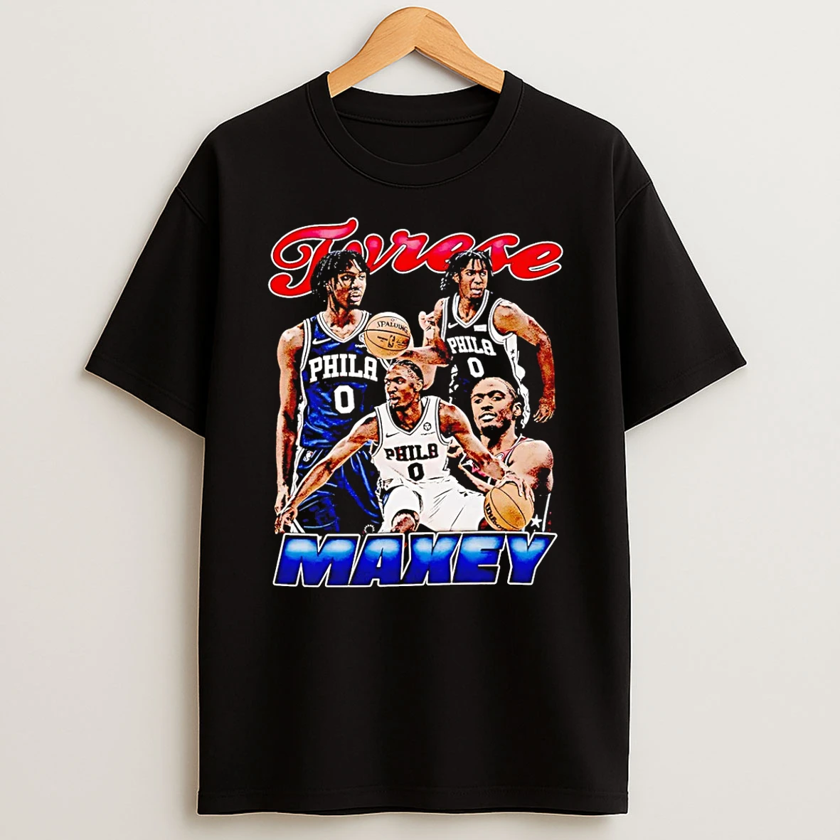 Tyrese Maxey Philadelphia 76ers Maxey Graphic Shirts