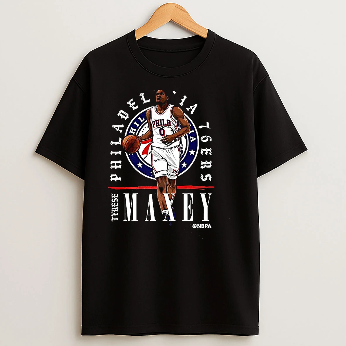 Tyrese Maxey Philadelphia 76ers Nba T Shirts