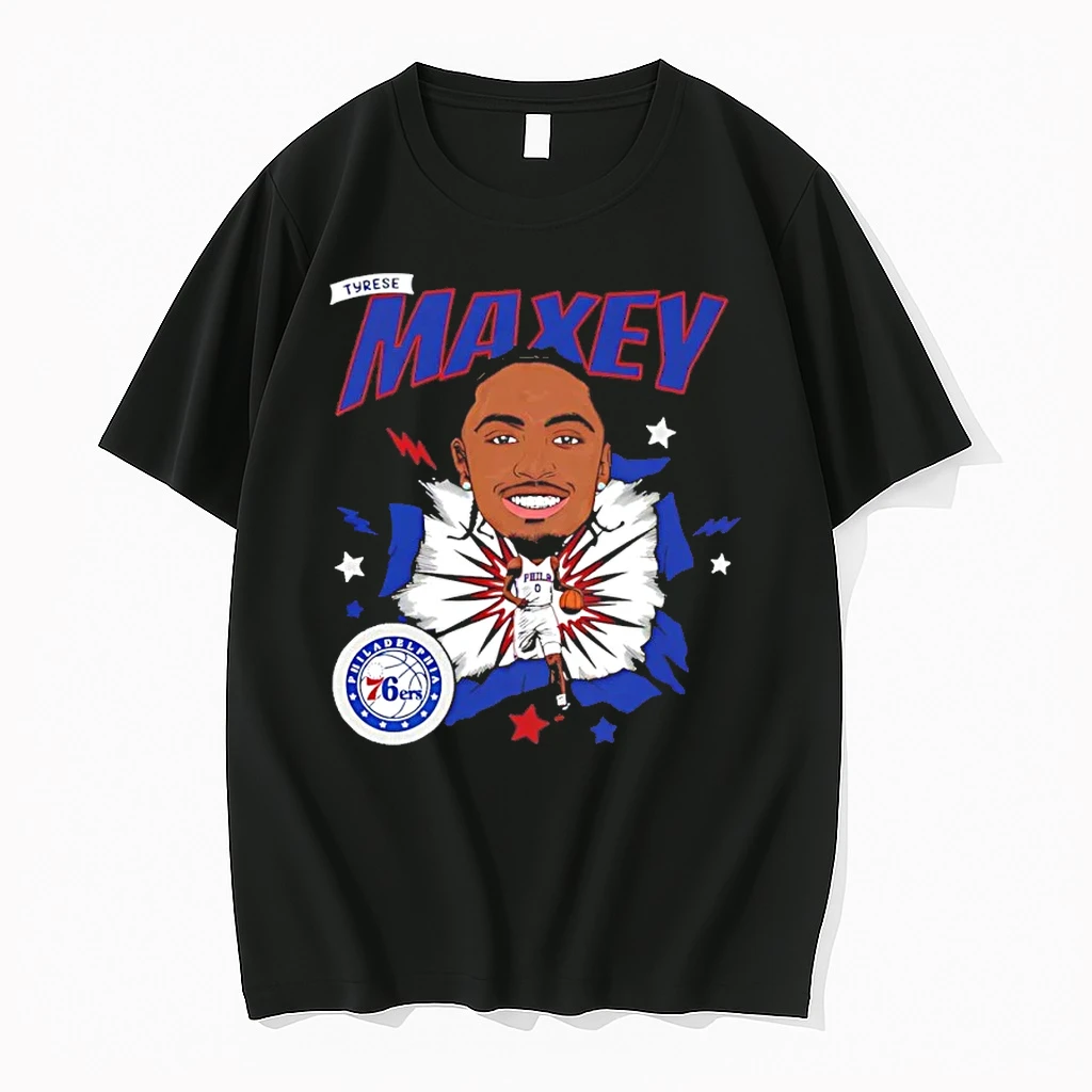 Tyrese Maxey Philadelphia 76ers Caricature 25 Shirts