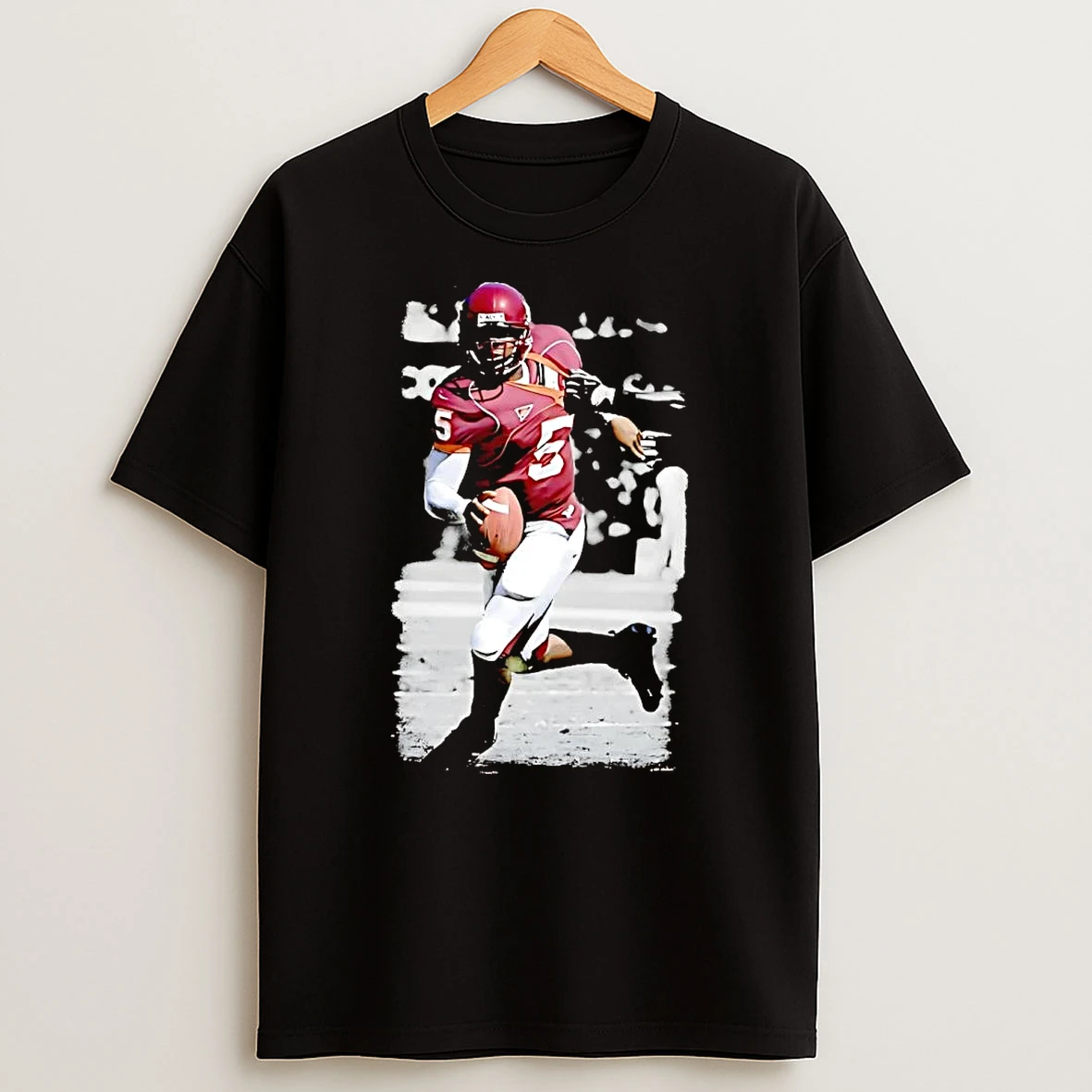 Tyrod Taylor Running Virginia Tech Hokies Shirts