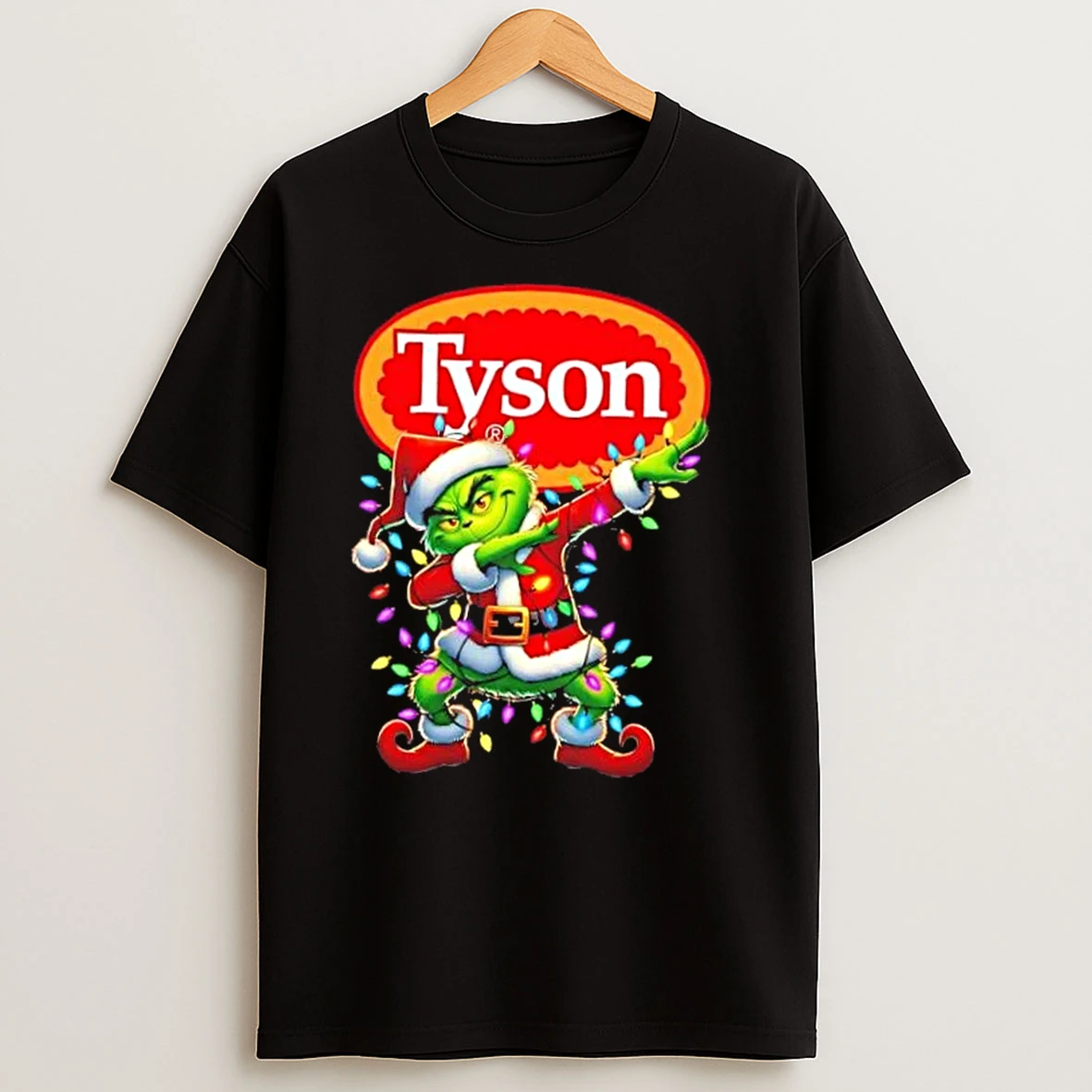 Tyson Foods Grinch Dabbing Merry Christmas T Shirts