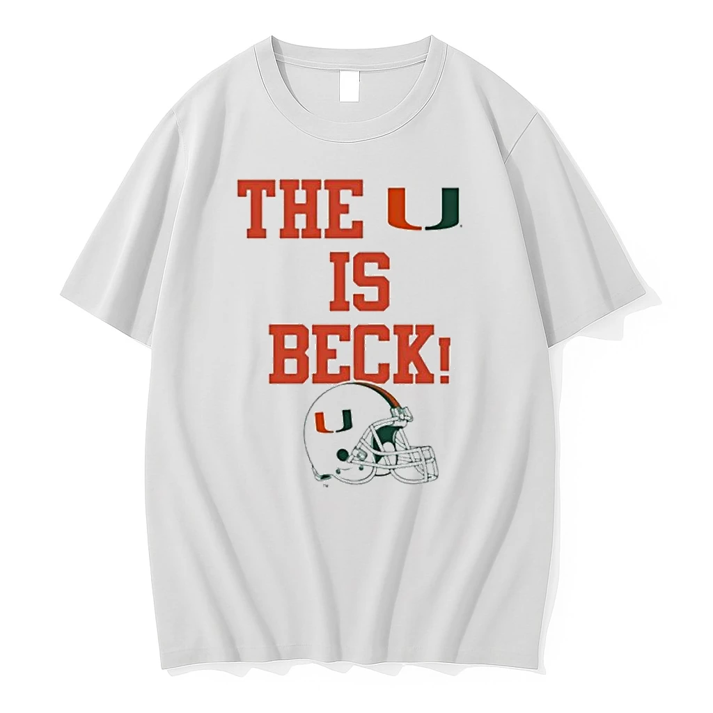 U Is Beck Miami Hurricanes Football Shirts