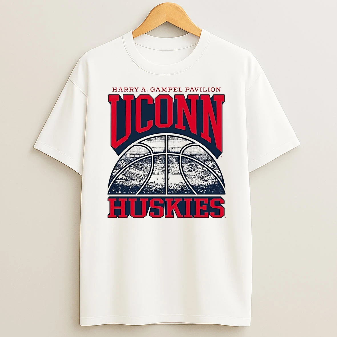Uconn Huskies Harry A Gampel Pavilion Arena Shirts