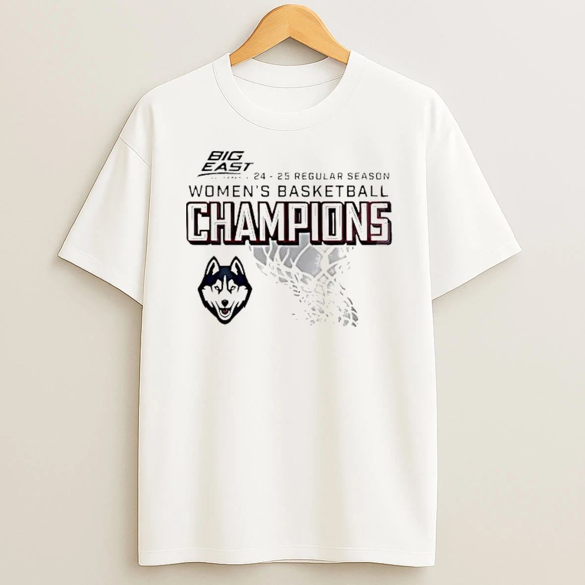 Uconn Huskies X Big East Wbb Season 24 25 Tournament Champions 2025 Shirts