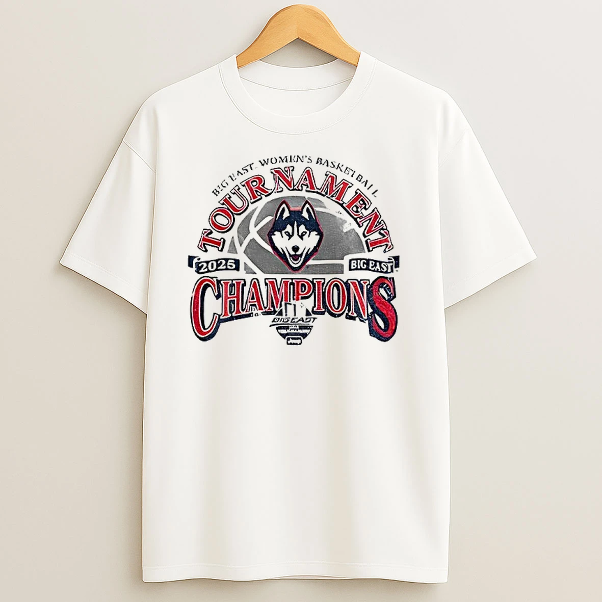 Uconn Womens Basketball 2024 25 Big East Wbb Tournament Champions T Shirts
