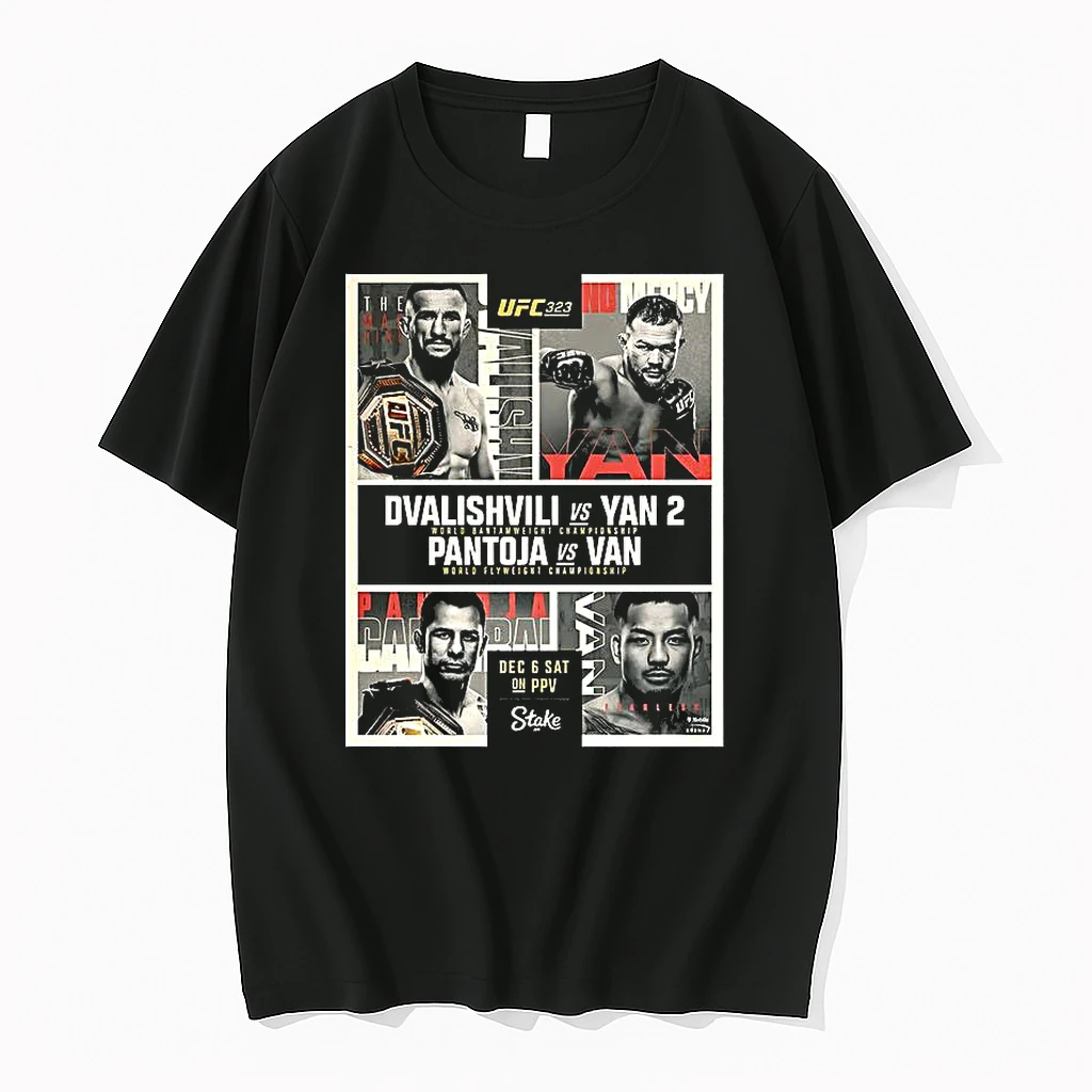 Ufc 323 Merab Dvalishvili And Petr Yan Alexandre Pantoja And Brandon Royval 2025 Shirts