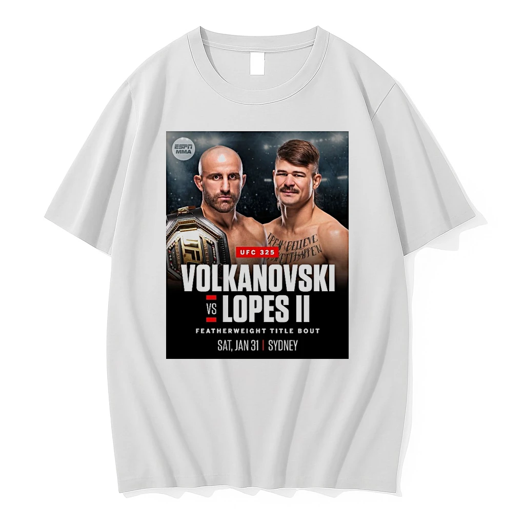 Ufc 325 Alexander Volkanovski Vs Diego Lopes Featherweight Title Bout January 31 2025 Sydney Shirts