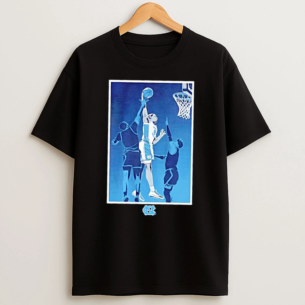 Unc Tar Heels Basketball Caleb Wilson Dunk Shirts