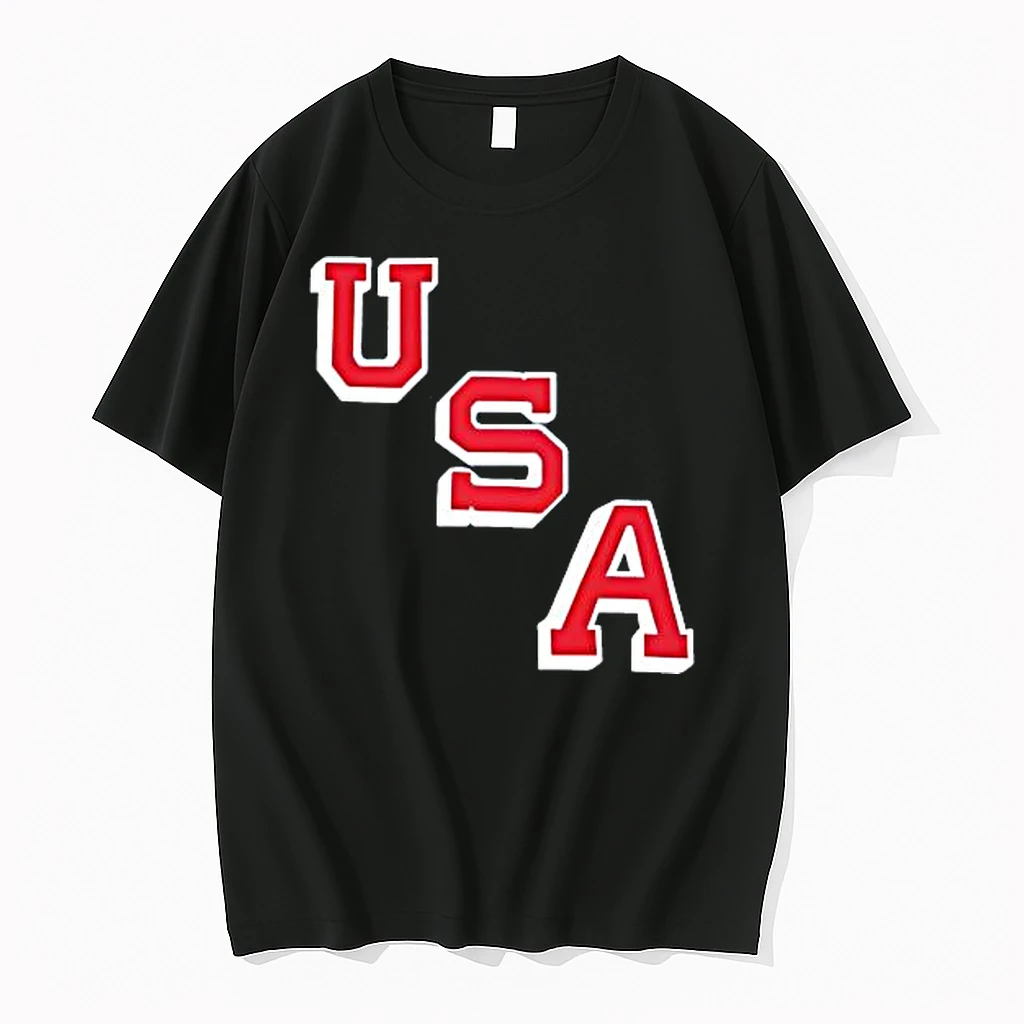 Usa Hockey Diagonal Graphic Shirts
