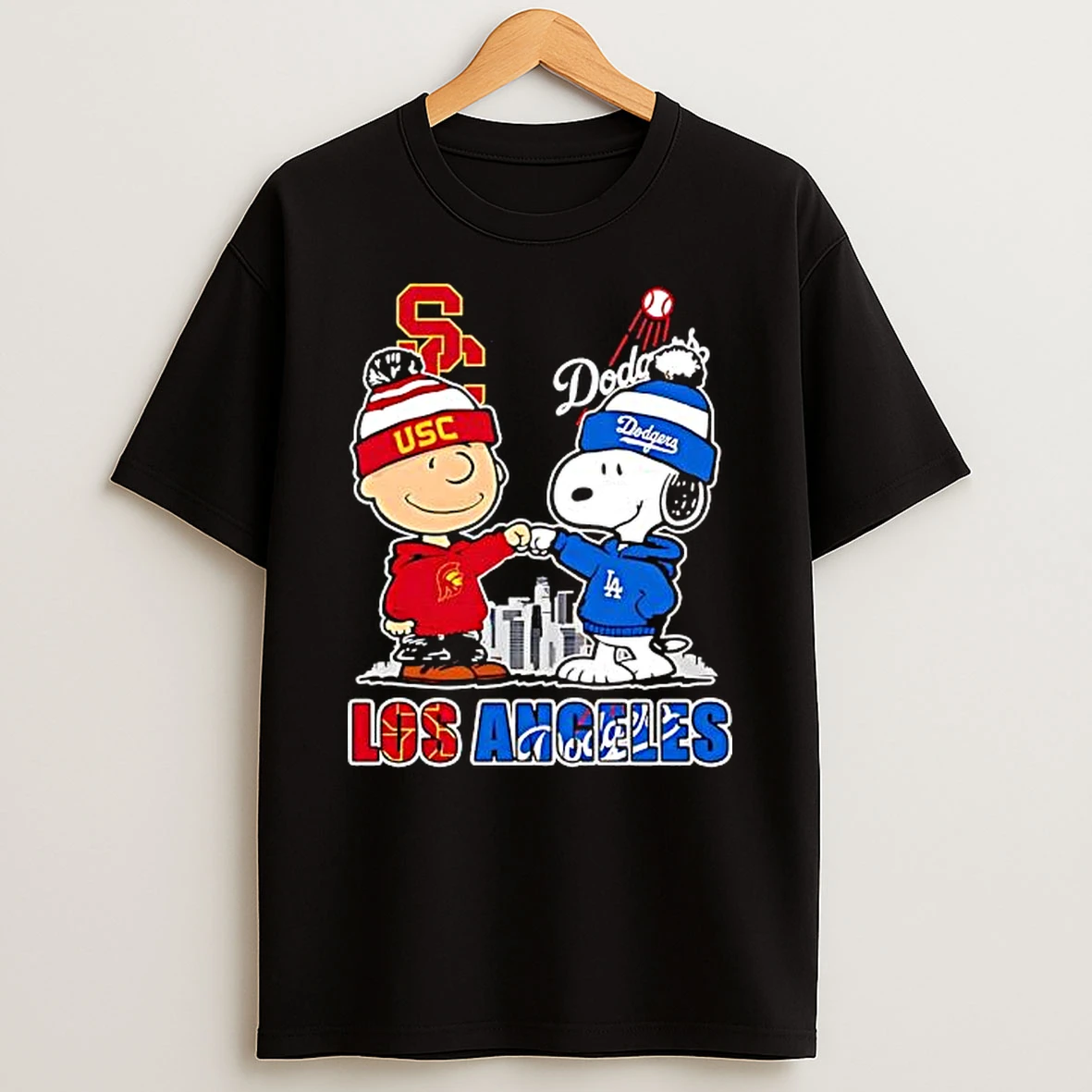 Usc X Los Angeles Dodgers Snoopy Shirts