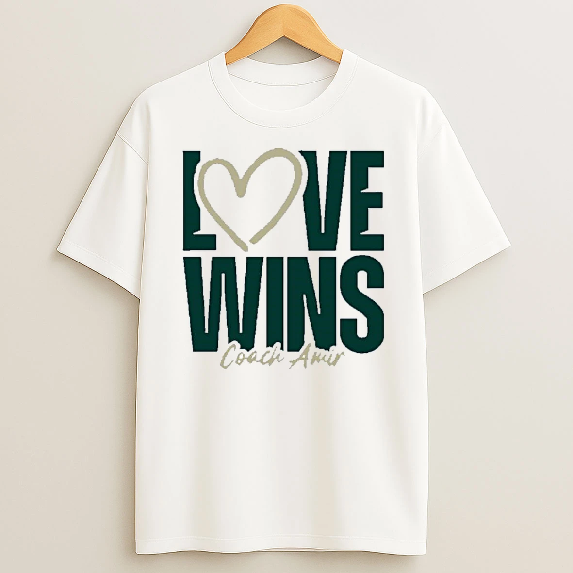 Usf Bulls Basketball Love Wins Coach Amir Shirts
