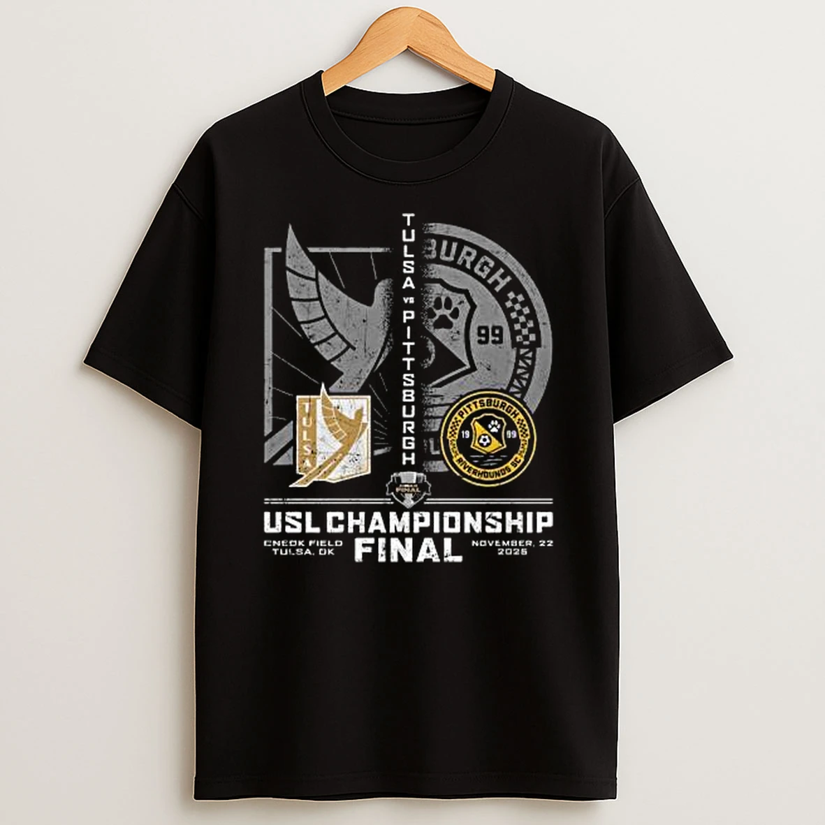 Usl Championship Final Fc Tulsa Vs Pittsburgh Riverhounds Sc Shirts