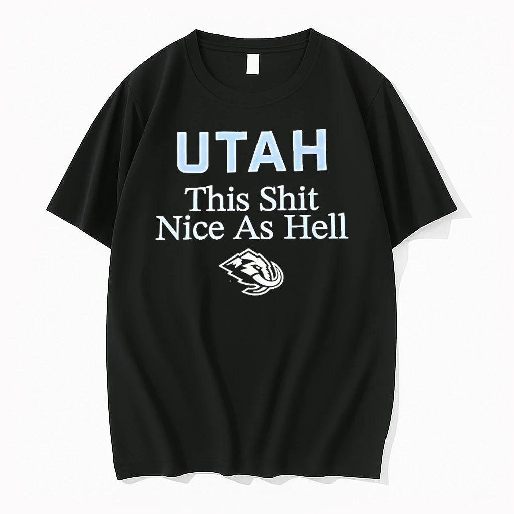 Utah This Shit Nice As Hell Utah Mammoth Logo Shirts