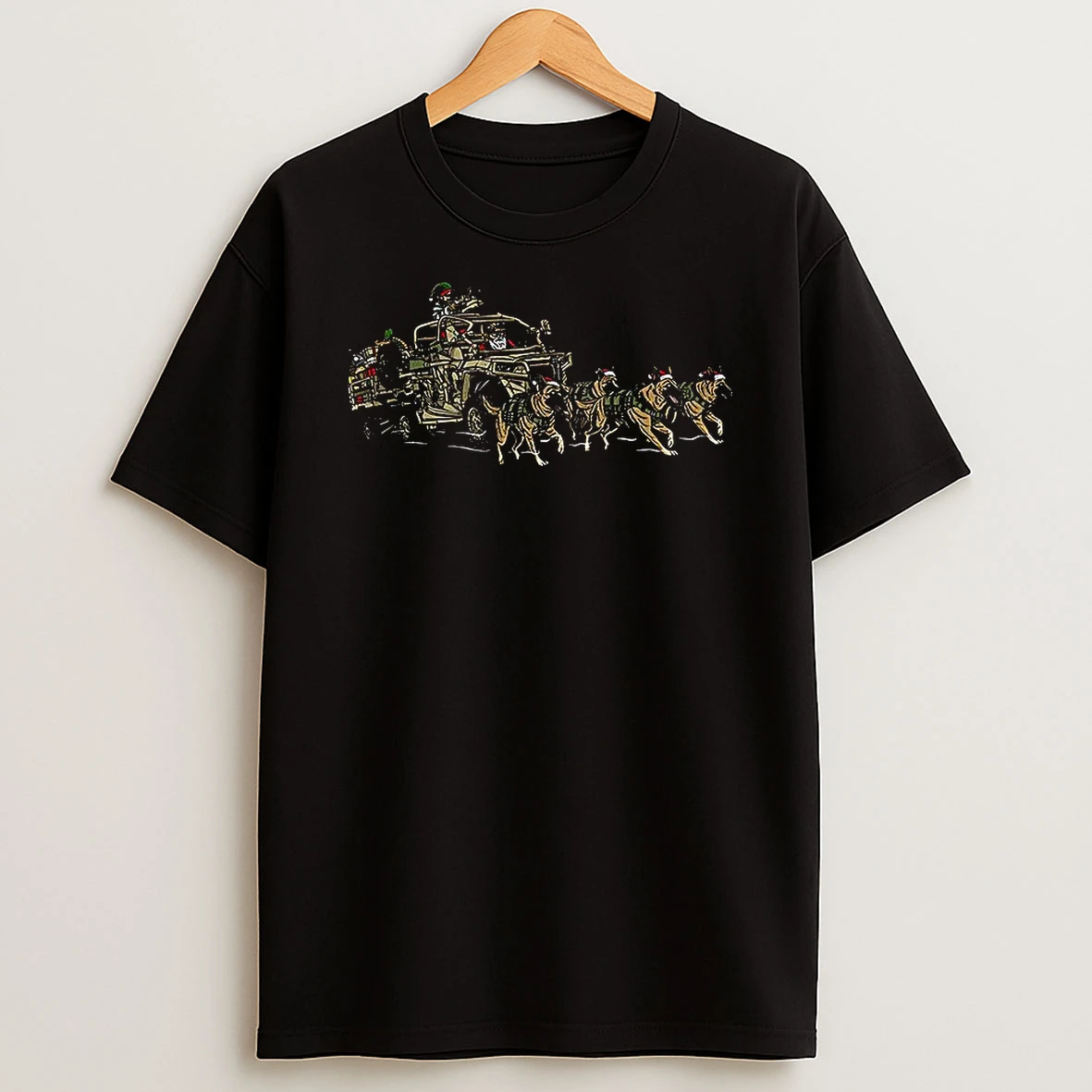 Utv And K9 Santa Christmas Shirts