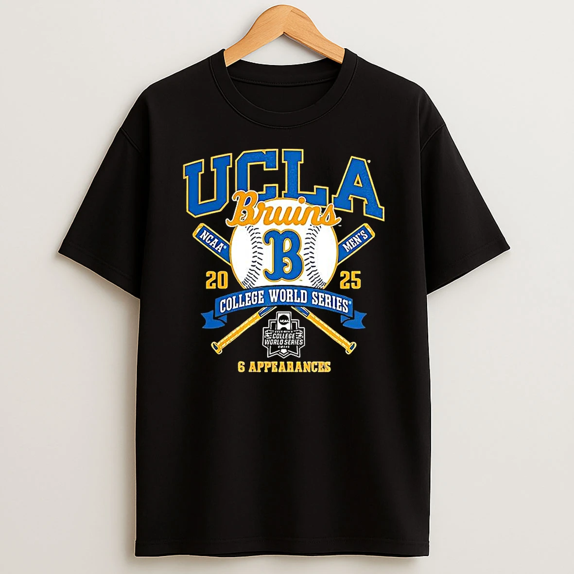 Ucla Bruins Ucla Appearances College World Series 2025 Logo Shirts