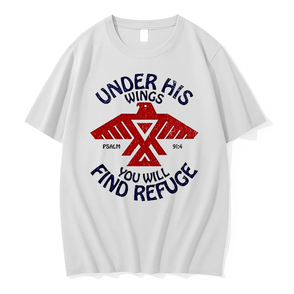 Under His Wings You Will Find Refuge Psalm 914 Shirts
