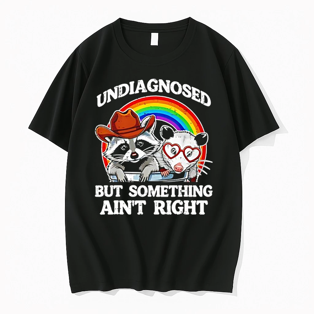 Undiagnosed But Something Aint Right Raccoon Lgbt Shirts