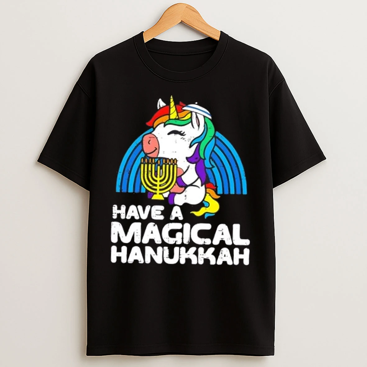 Unicorn Have Magical Hanukkah Unicorn Chanukah T Shirts