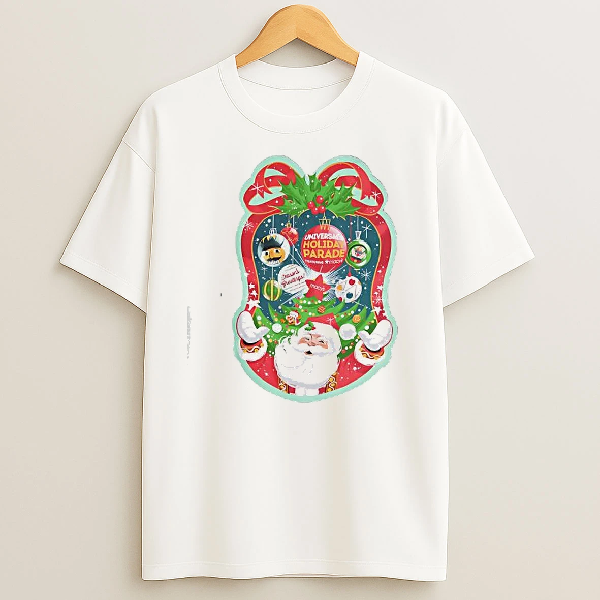 Universal Holiday Parade Macys Christmas Graphic T Shirts